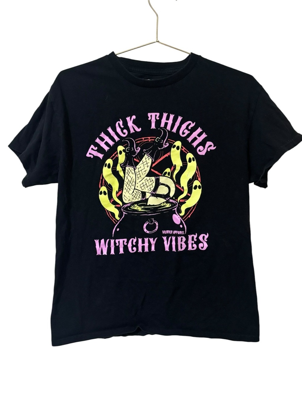 Witchy ‘Thick Thighs' Graphic Tee - Size M